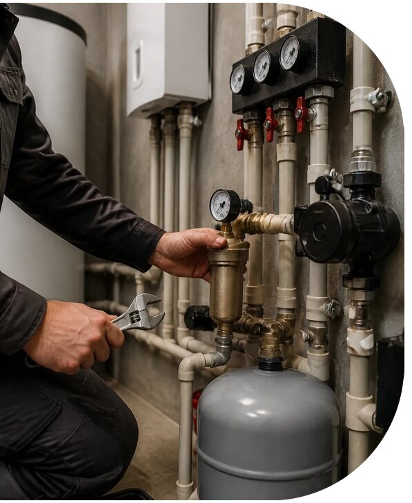Техническое обслуживание системы отопления домов в Люберцах