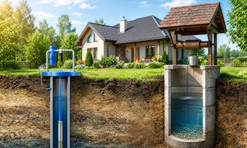 Автономное водоснабжение загородного дома Люберцы: скважина или колодец 